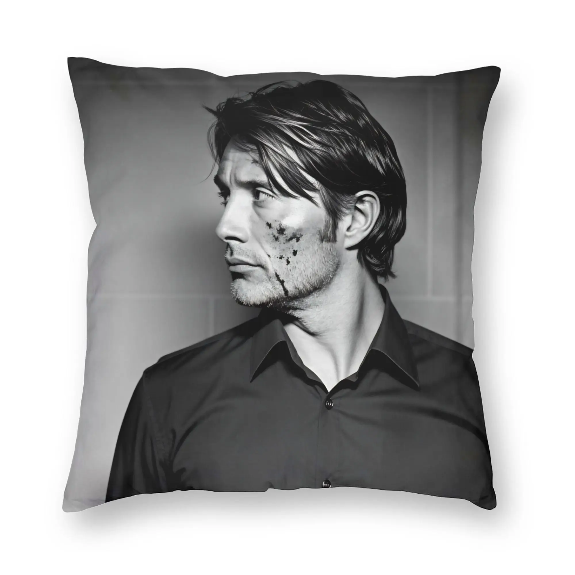 Mads Mikkelsen Hannibal Забавная наволочка Morden наволочка мягкие наволочки для дивана диван спальня