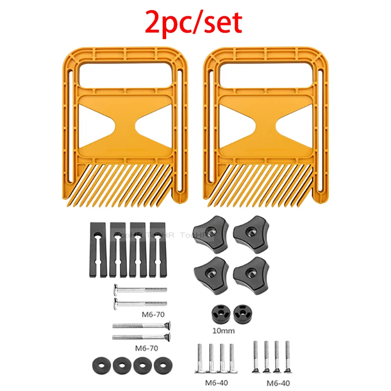 

NEW Long Version Multi-purpose Feather Loc Board Set For Flip Engraving Machine Table Saw Band-Saw Miter Gauge Slot Tools