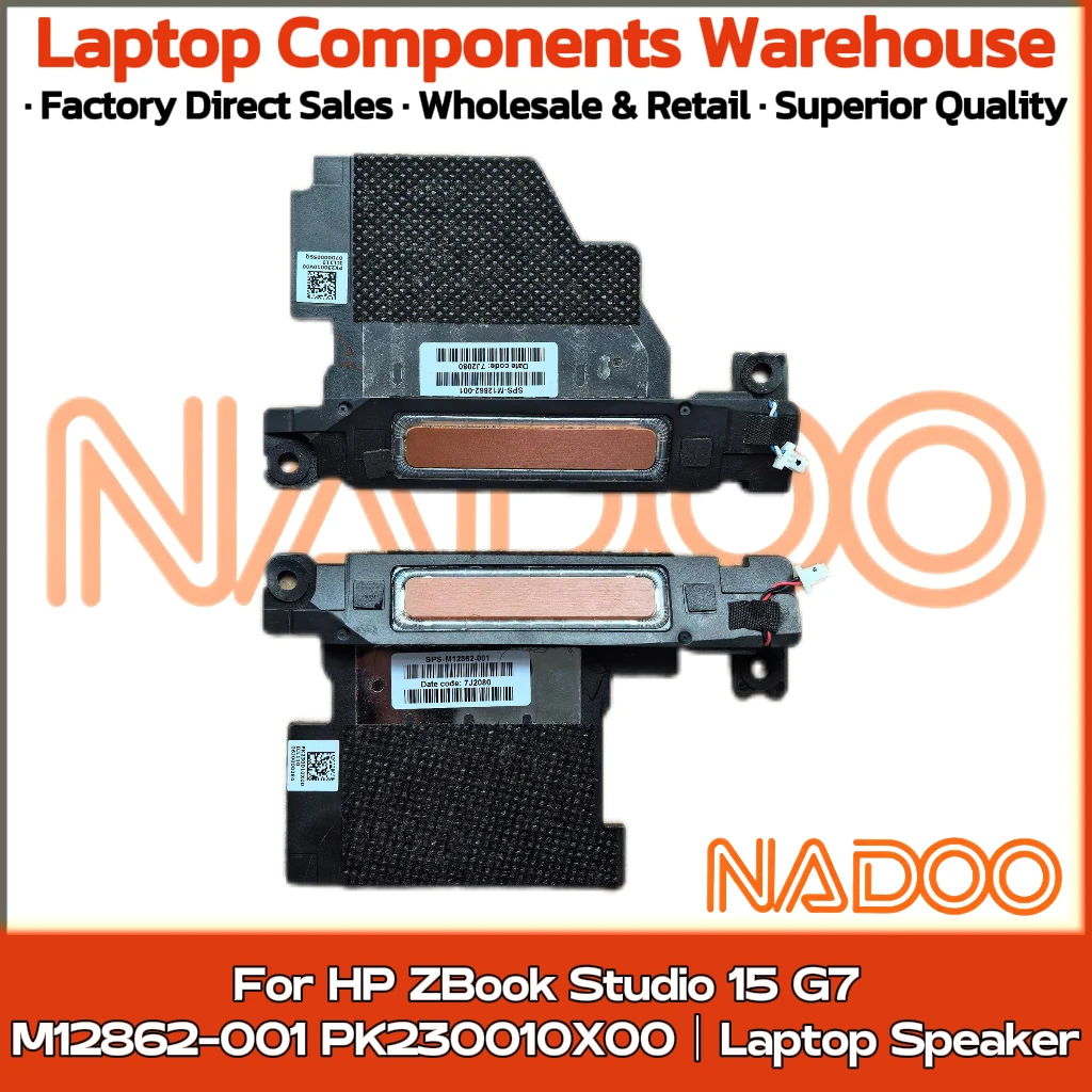 New Original Laptop Notebook Audio Speaker For HP ZBook Studio 15 G7 built-in speaker horn audio M12862-001 PK230010X00