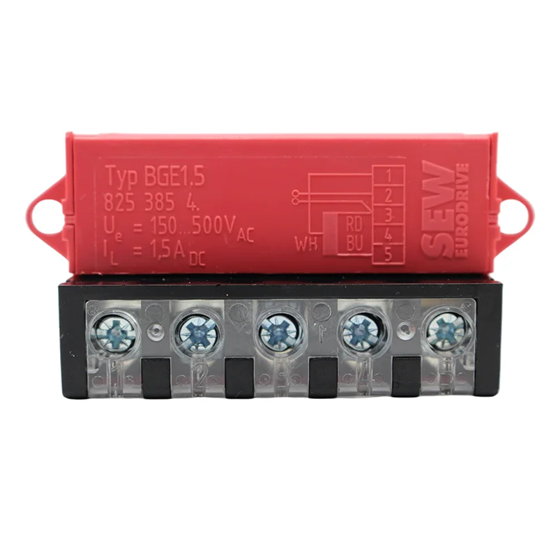 

SEW Rectifier Module Typ BGE1.5 8253854 Rectifier Brake Module 500v Motor Brake