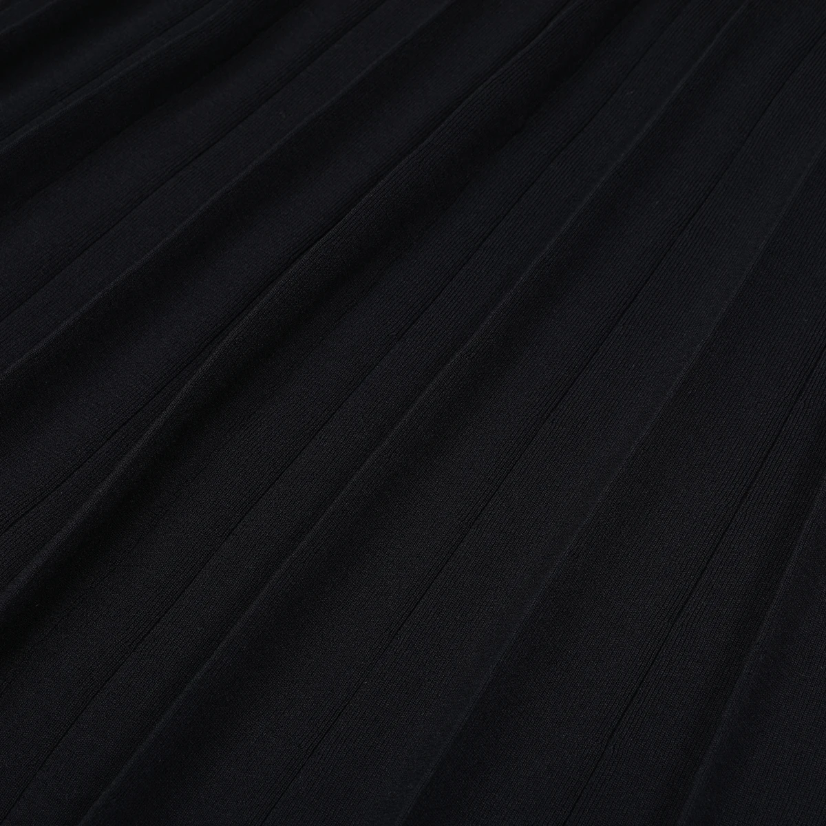 25301 Wysokiej jakości, modny, dzianinowy, elastyczny, dopasowany kardigan zapinany na guziki na wiosnę i jesień + plisowana spódnica midi, zestaw damski