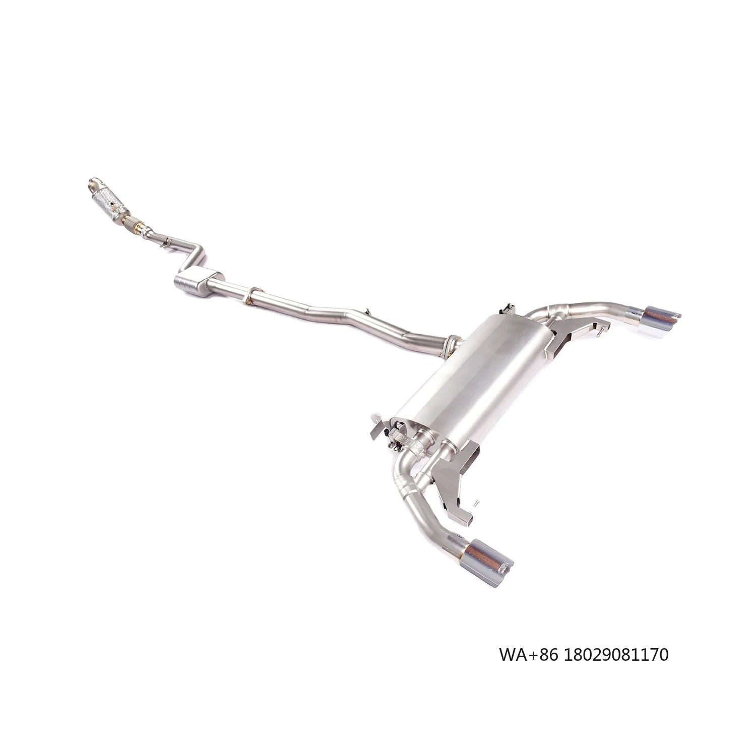 

Factory Price Accurate Fitment Valvetronic Sound Exhaust Muffler with Carbon Fiber Tips for X4 G02 2.0T Catback