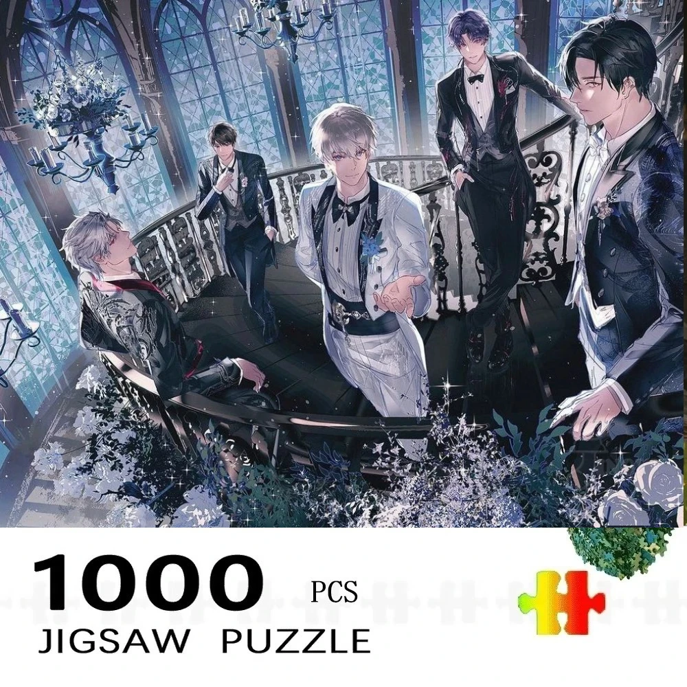 

500 Pieces Jigsaw Puzzle for Adults Love and Deep Space Paper Puzzles Home Decor Wall Display Festival Gift
