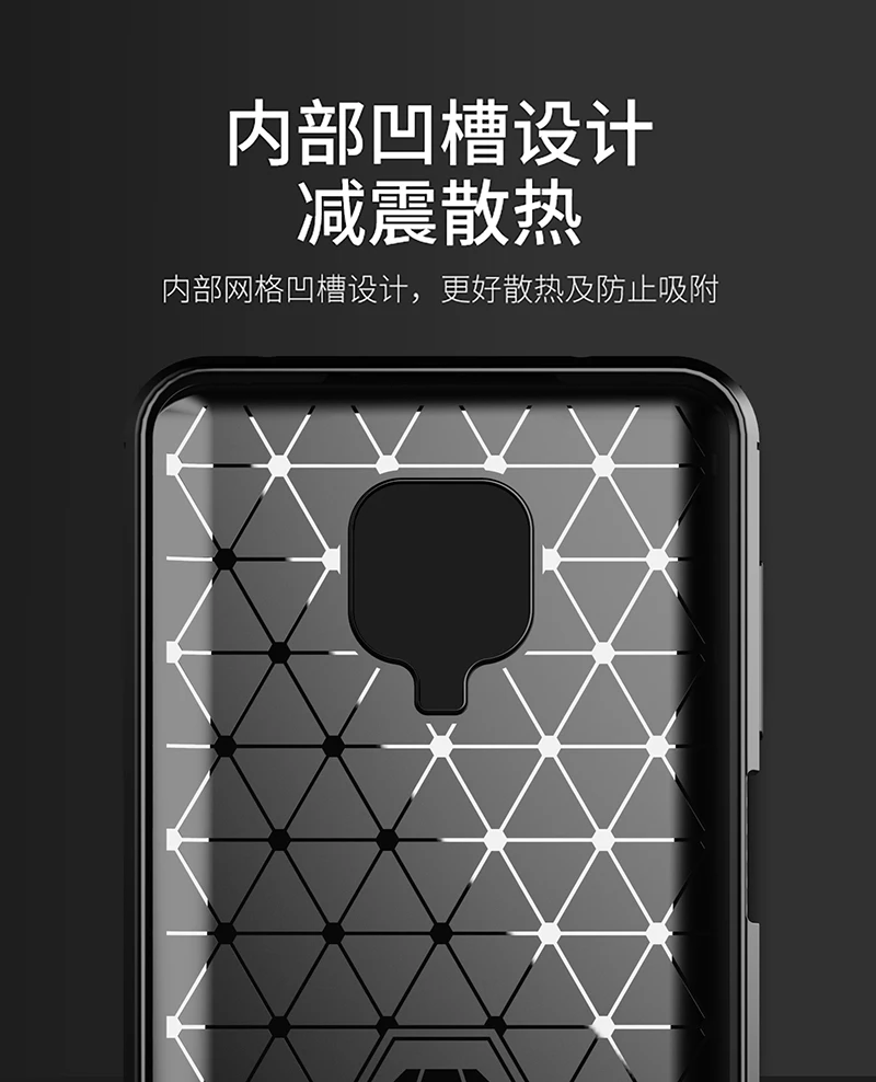 Shockproof Carbon Fiber Cover For Redmi Note 9S Case Redmi Note 9S 9 Pro 8T 7A 8A 9A Silicone Back Case For Redmi Note 9S Fundas