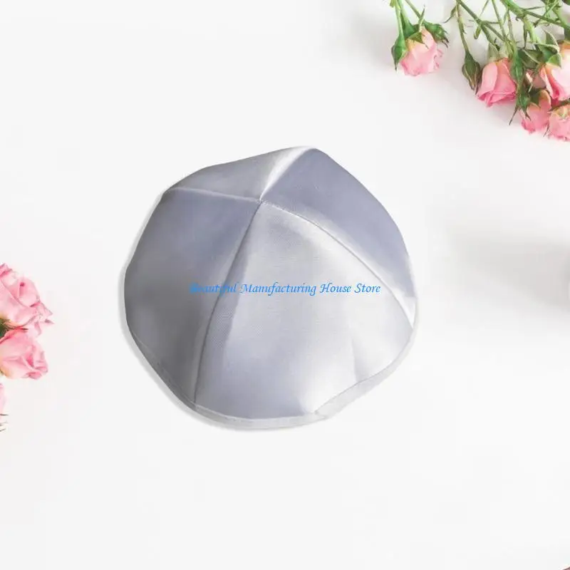 

E56A Round Jewish Kippah Hat For Prayer And Religious Celebration Event Comfortable Yarmulke for Men's Everyday Use