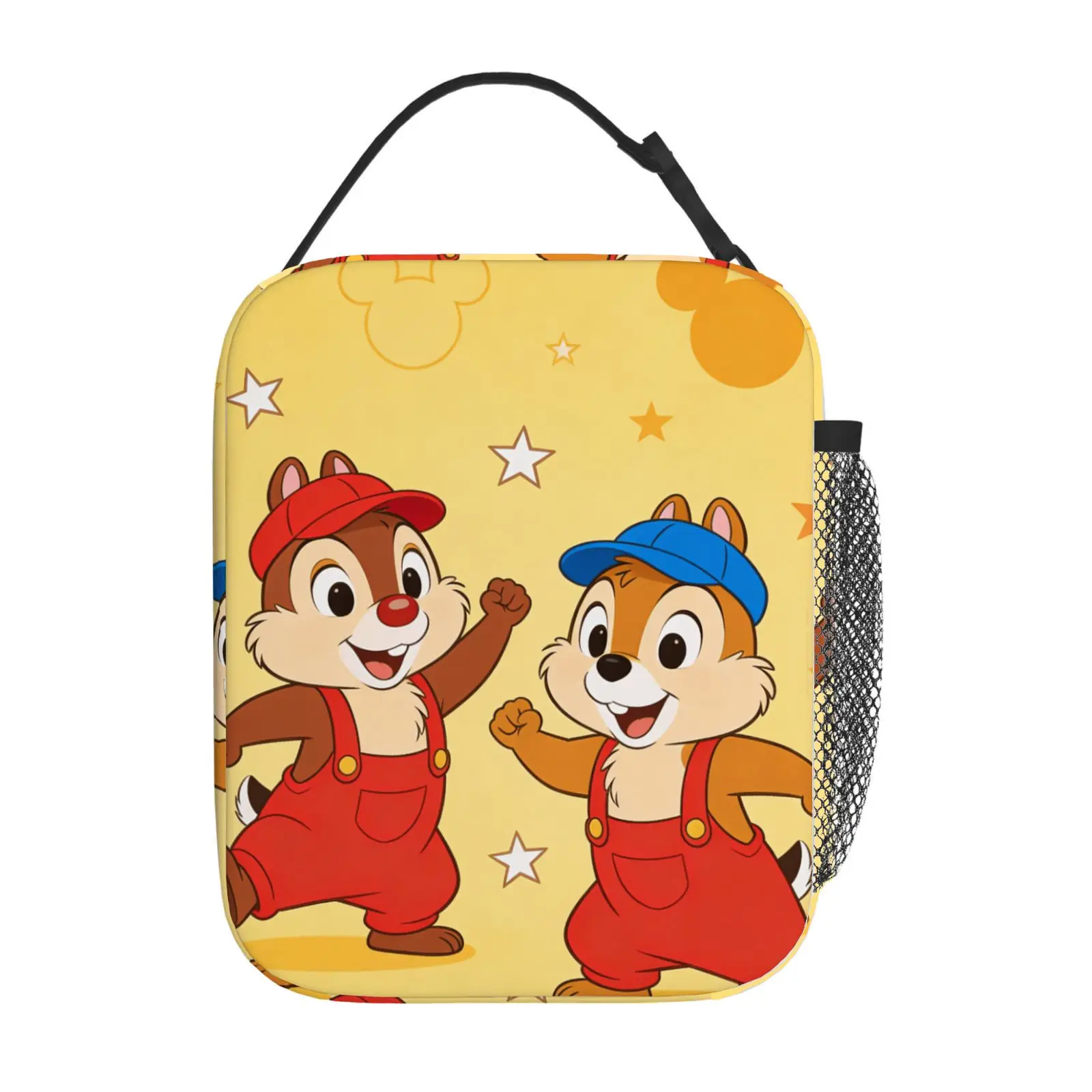 

1 шт. Милая сумка для обеда в стиле Чипа и Дейла, подходит для повседневного использования, сумка для обеда на работу, подарок.