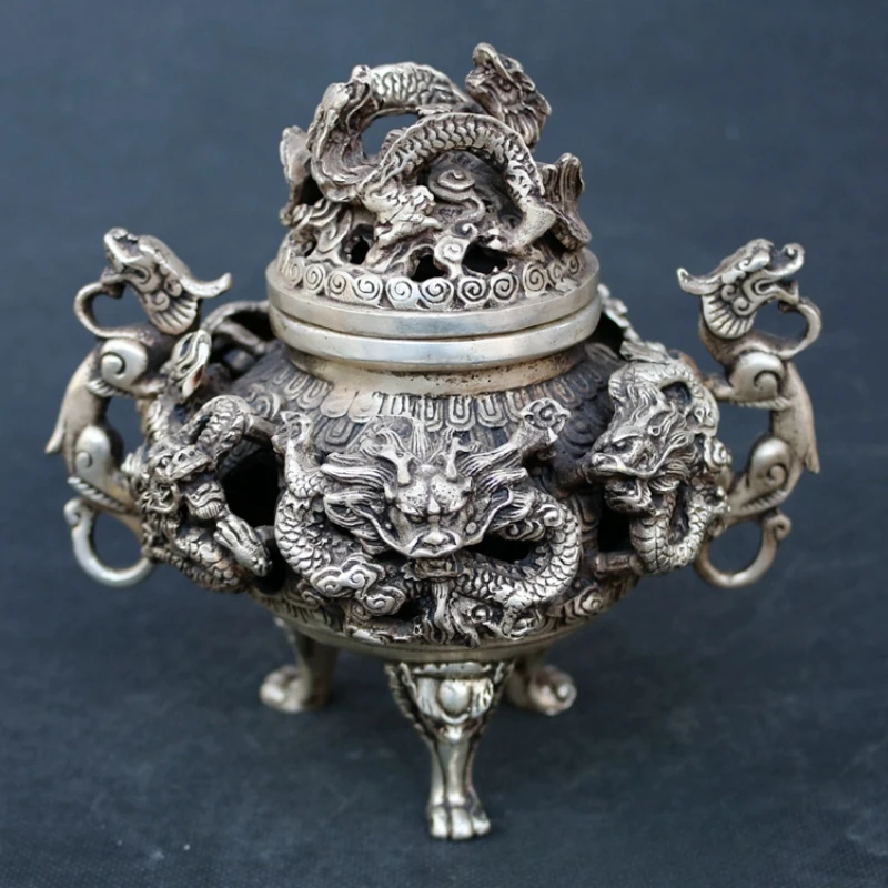 

High Quality Imitation Xuande Furnace Antique Bronze Ware Incense Burner Craft Supplies Home Decorations Room Decor Decoration