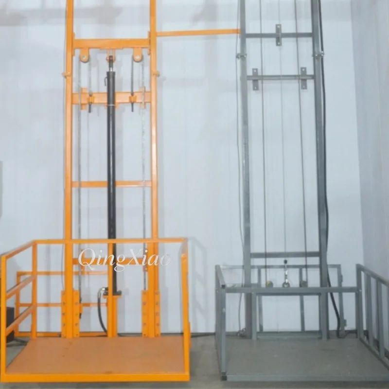 Hydraulic Mini Electric Cargo Lifting Platform Simple Freight Lift For Home Warehouse Safe Stable Durable Convenient Efficient