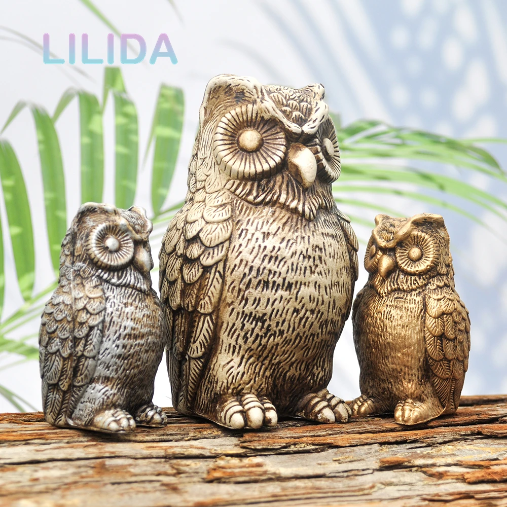 

Home Decor Owl Realistic Animal Scarecrow Decoration Home Lawn Garden Decoration Art Sculpture Garden Statue Crafts Toys