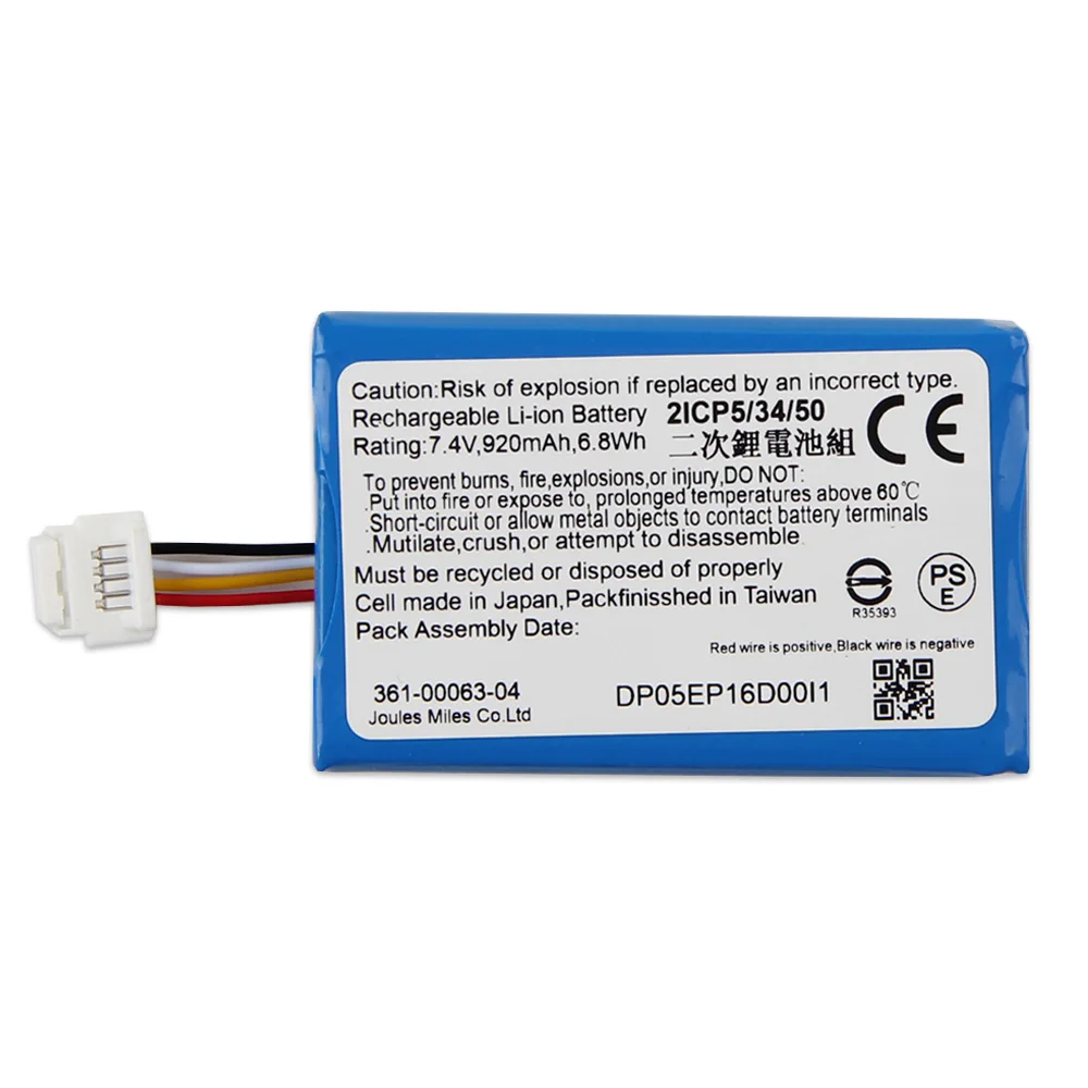 Replacement Battery 361-00063-04 361-00063-00 For Garmin BMW Motorrad Navigator 5 Navigator 6 920mAh High Quality Batteries
