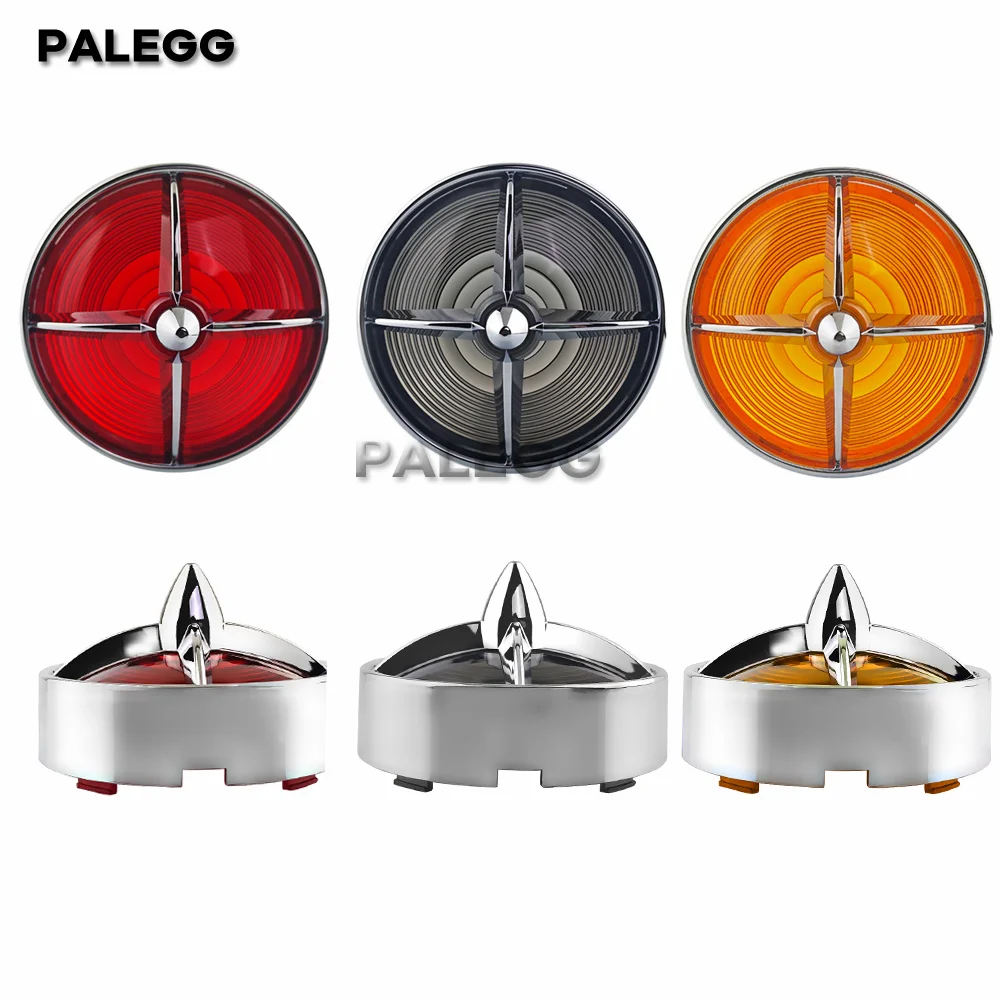 Motorcycle Front/Rear Turn Signal Lens Cover - 3 1/4