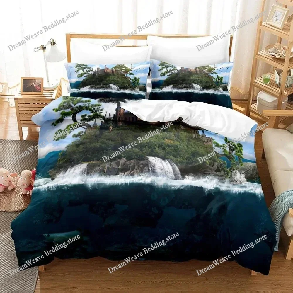 Turtles of The World Adult Boys Anime Duvet Cover Set Single Double Full Queen King Size Quilt Cover Pillowcase Bedding Set519