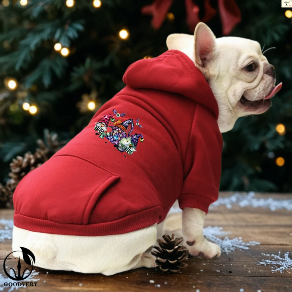 هالوين نمط نمط طباعة ملابس الحيوانات الأليفة الصغيرة متوسطة الحجم الحيوانات الأليفة مقنعين البلوز الأزياء الفاخرة هوديي للقطط والكلاب