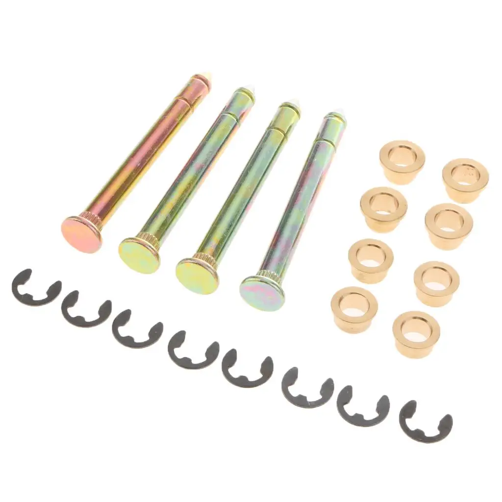 

Yellow Car Door Hinge Pins & Pin Bushing Kit for Ford F150 F250 F350 Series