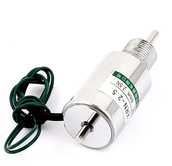 DC 12V 24V Round Tube Push-pull Electromagnet Miniature Electromagnet XRN-2.5