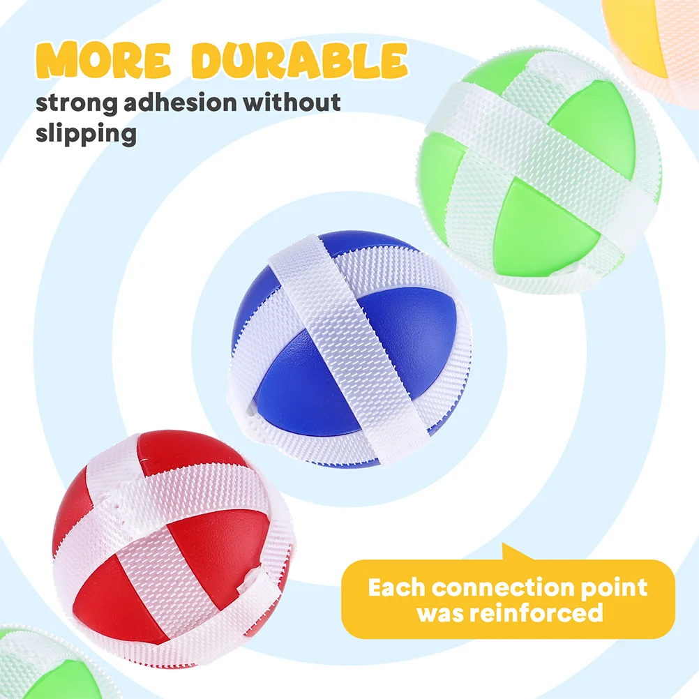 24 Pcs Sticky Ball Toy Toys Kids Balls Board Game Accessories Party Favor Hook and Loop