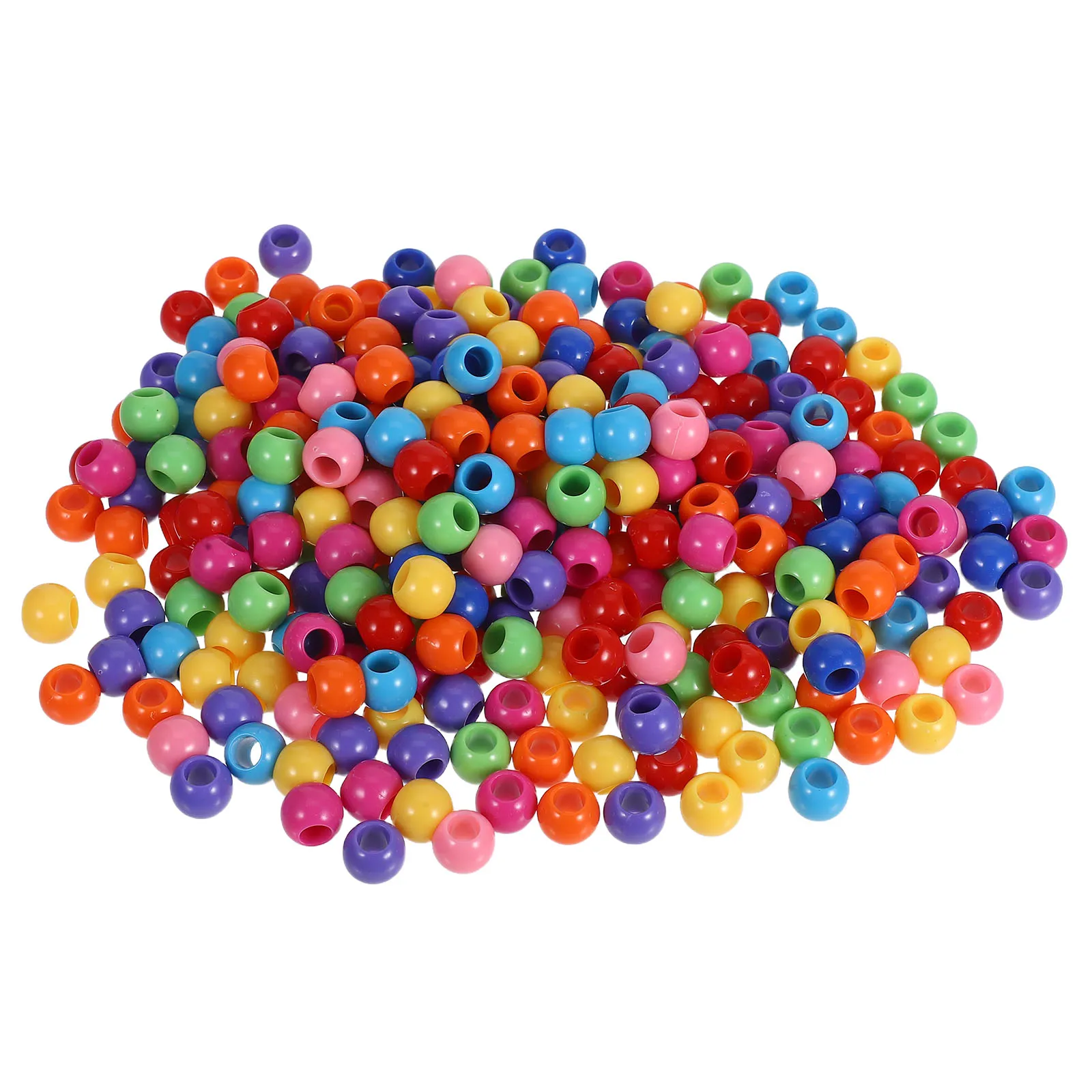 

300pcs Acrylic 11 5mm Dia 5 8mm Hole DIY Shape Beads For Bracelets Bracelet Necklace Earring Kit Kids Kids Beads Crafts Kawaii