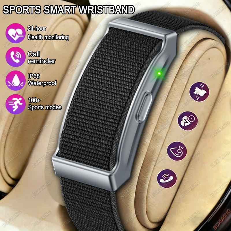 2026 New No Screen Smart Watch Men Woman Outdoors Sports Heart Rate 10ATM Waterproof Call Reminder Fitness Track Smart Bracelet