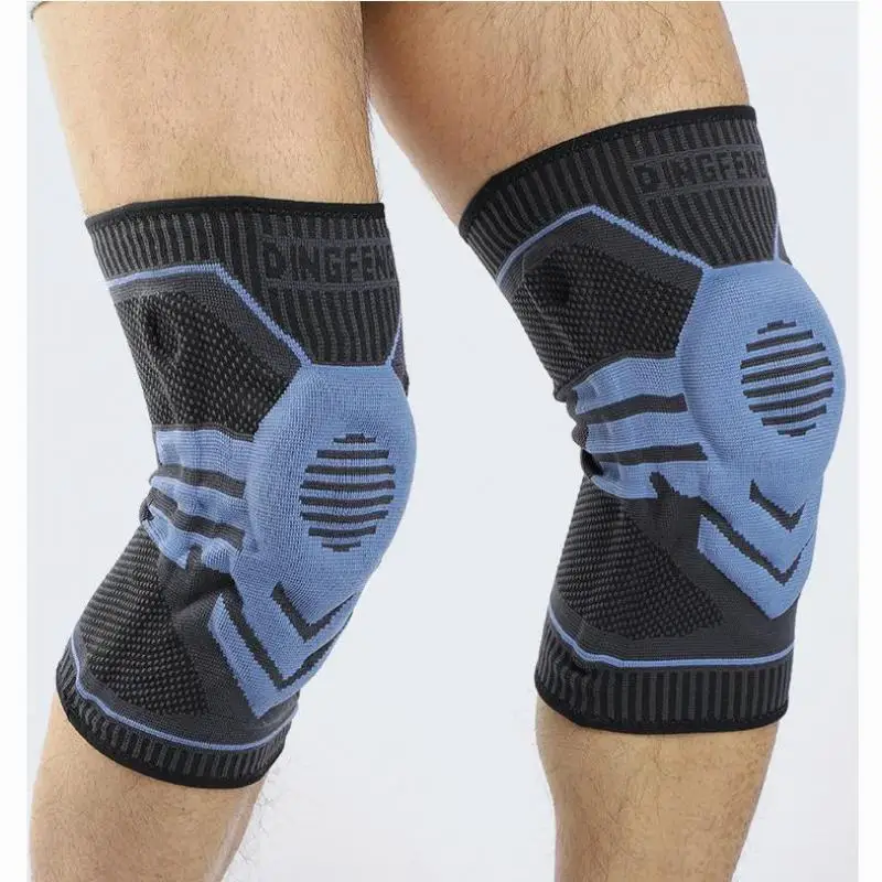 1 PCS Fitness Knie Pads Unterstützung Hosenträger Protector Elastische Sport Kompression Knie Pad Hülse Für Lauf Gym Basketball Volleybal