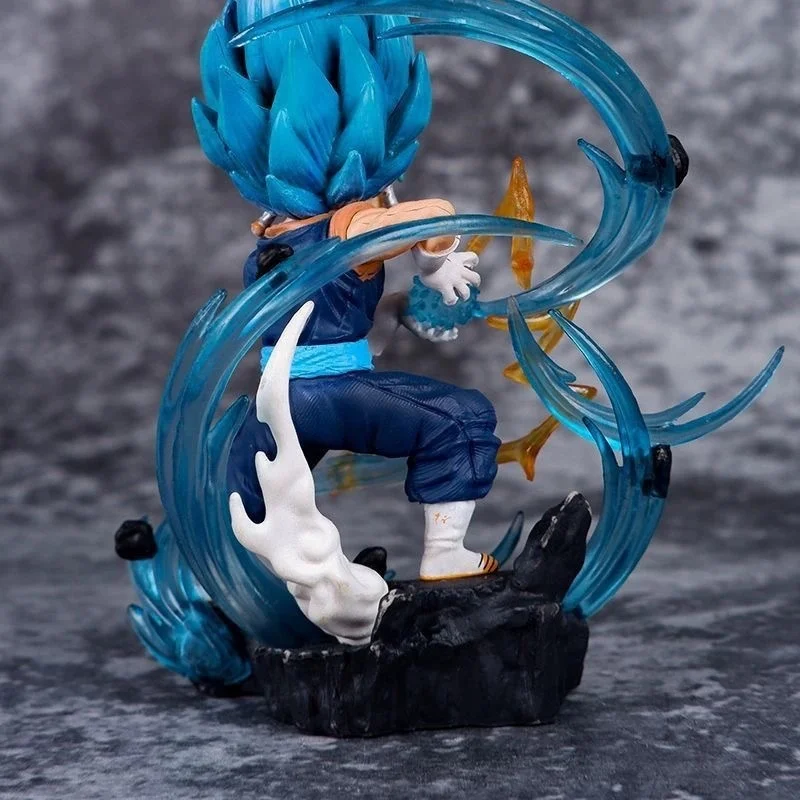 Dragon Ball Q Version Ultra Blue Vegetto Anime Figure Super Saiyan PVC Action Figure Collection Model Toy