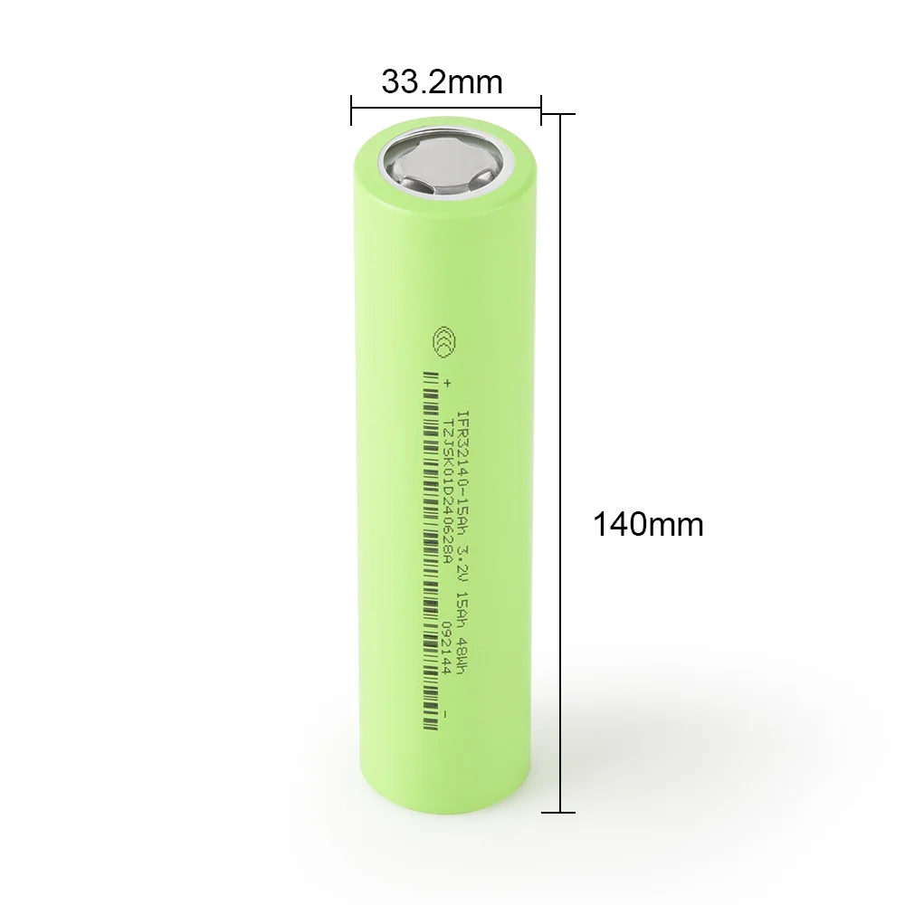 Soshine 3.2V 32140 15Ah LiFePO4 แบตเตอรี่ 32140 ชาร์จเซลล์ EV Home Energy Storage EBike E-scooter เครื่องมือแบตเตอรี่ Pack