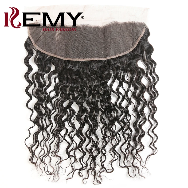 Onda de água pacotes de cabelo com fechamento cor natural pacotes de cabelo com frontal tecer cabelo humano pacotes brasileiro remy cabelo 3 pçs