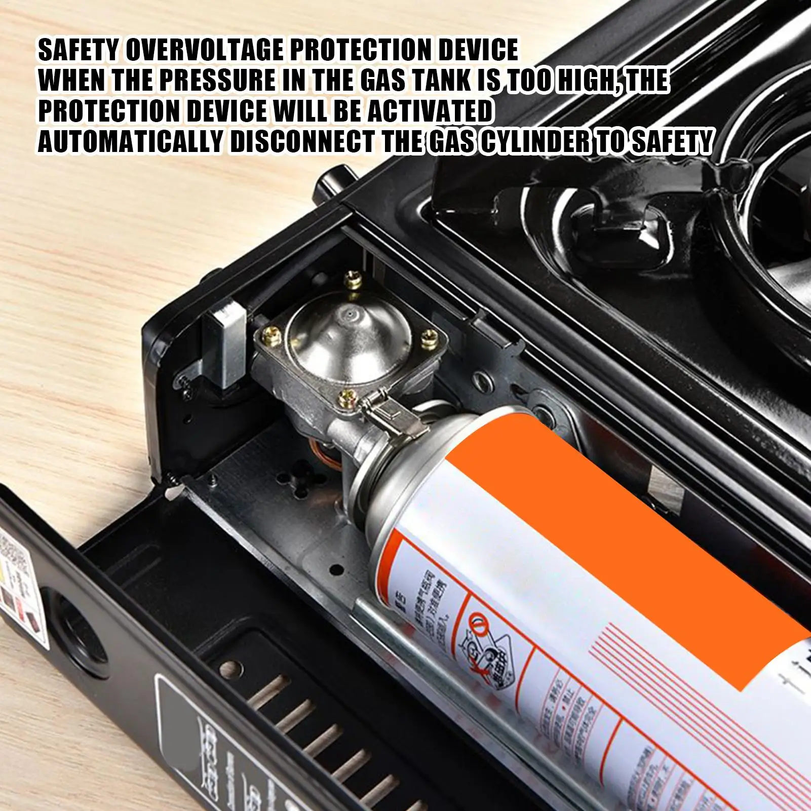 Camping Cooking Stove Portable Stove Burner Automatic Ignition Precise Heat Control Survival Gear For Backpacking Outdoor Road