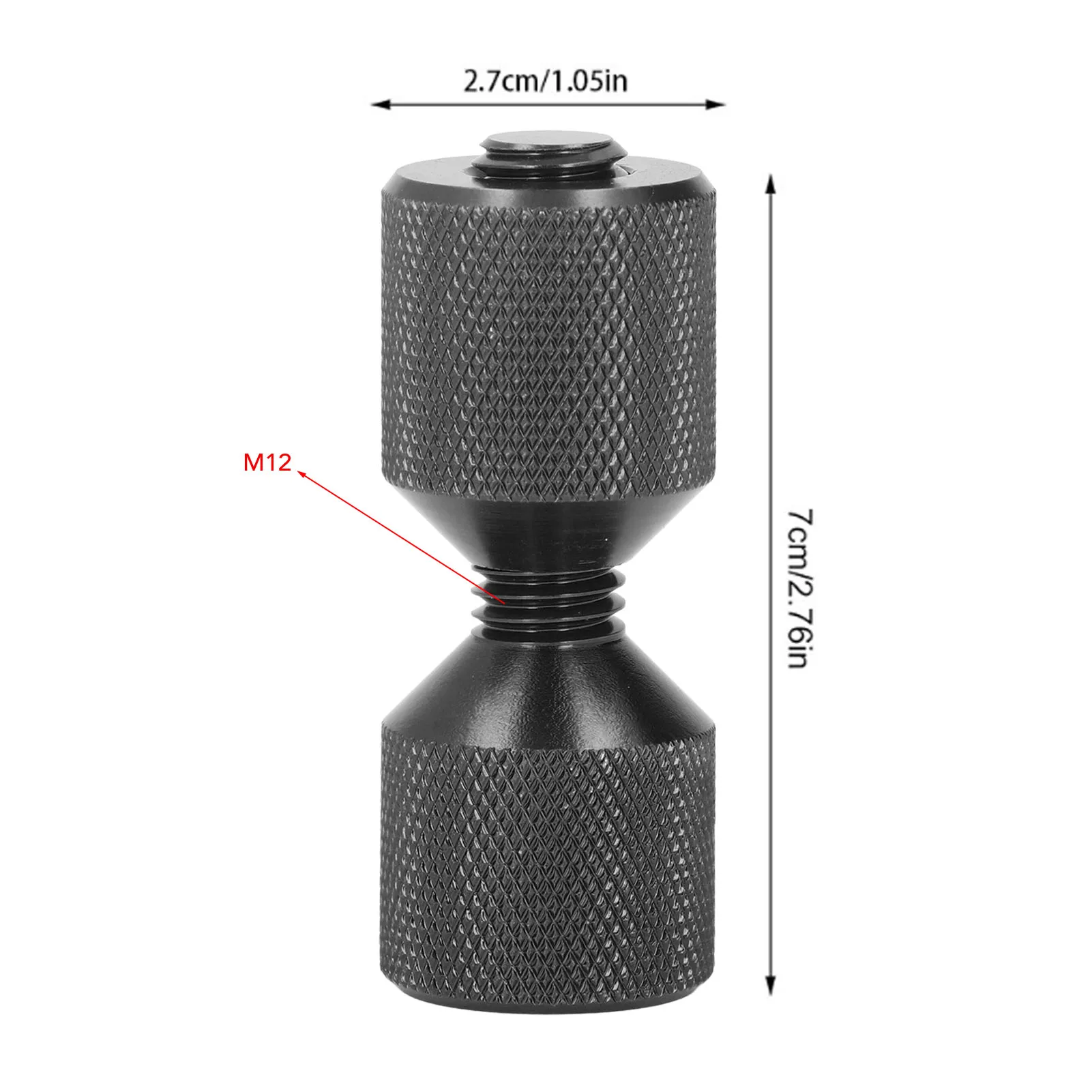 2pcs Flange Alignment Pin Anodize Aluminium 1‑1/8in Flange Double Hole Pins Set for 0.5 to 14in 150LB Flanges