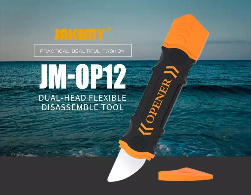 JAKEMY JM-OP12 Flexibles Doppelfunktionales Solides Sicheres Dünnes Metall-Hebelwerkzeug Öffner Reparaturwerkzeug für Telefon Laptop Pad Demontage – Detail 1
