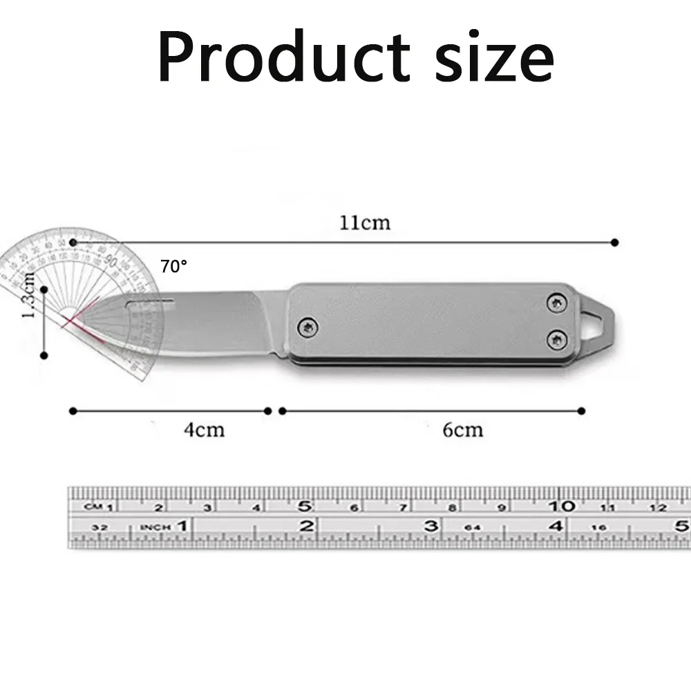 New Refined All Steel Integrated Folding Knife for Outdoor Camping  Unboxing, Portable Pocket, Sharp Blade, Hand Polished Blade