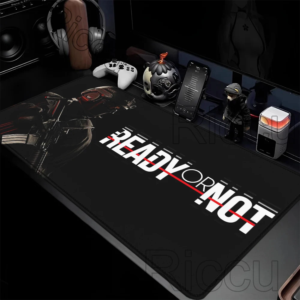 

Many people like it Ready or Not Game HD printing Mouse Pad Non-Slip Rubber Edge locking Game play mats for notebook PC computer