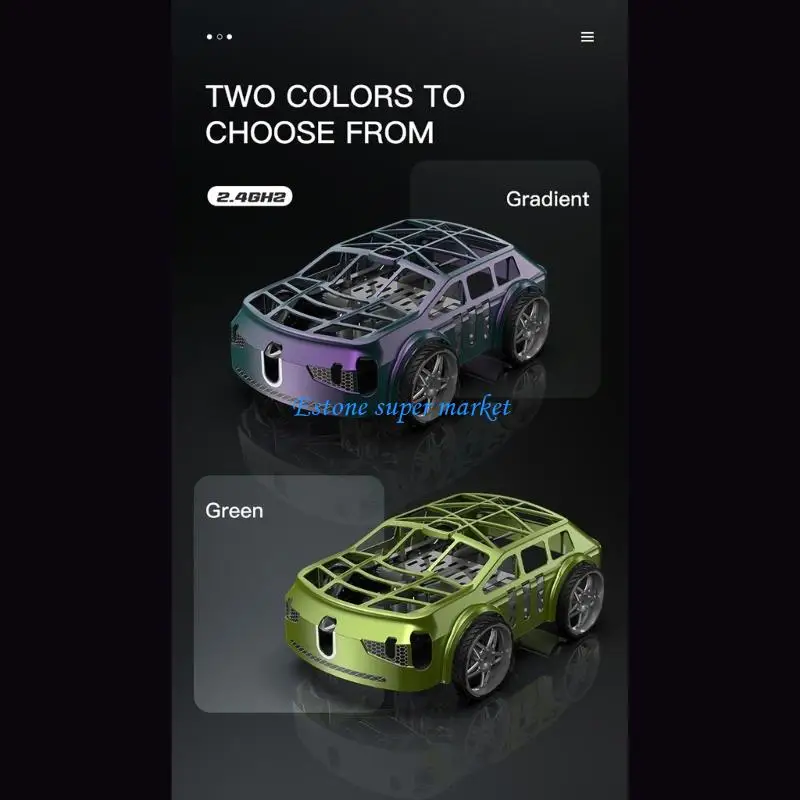 090B Creative Remote Control Flying Car Toy with LED Double Mode Control Car