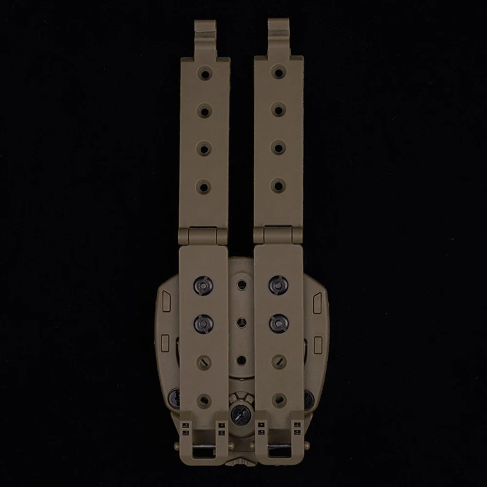 Adattamento per fondina tattica Molle Girevole da 360 gradi Fondina da caccia Base di montaggio Accessori per fondina softair modulare per paintball