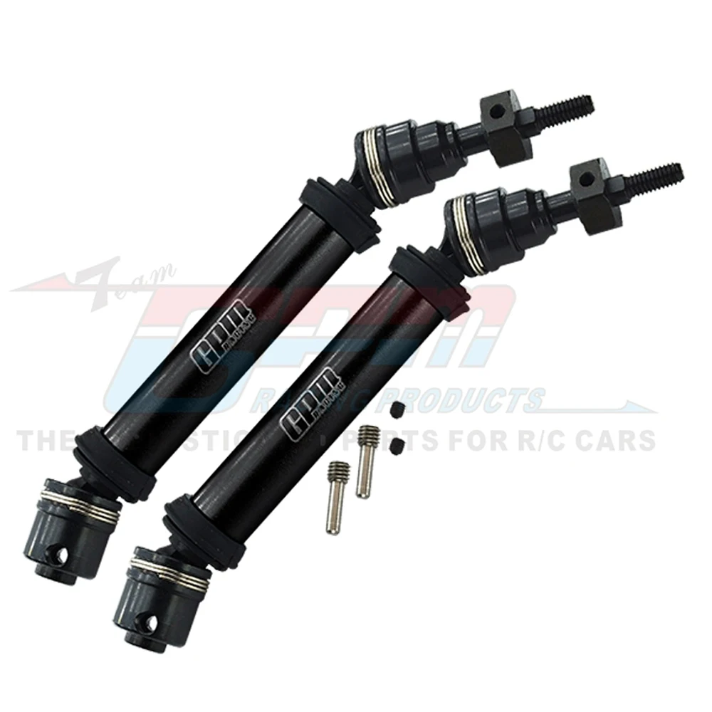 GPM โลหะด้านหน้าชุดเพลาขับด้านหน้า CVD Universal Joint 6851A 6851R 6851X สําหรับ 1/10 Rustler Hoss Stampede Slash 4X4 VXL