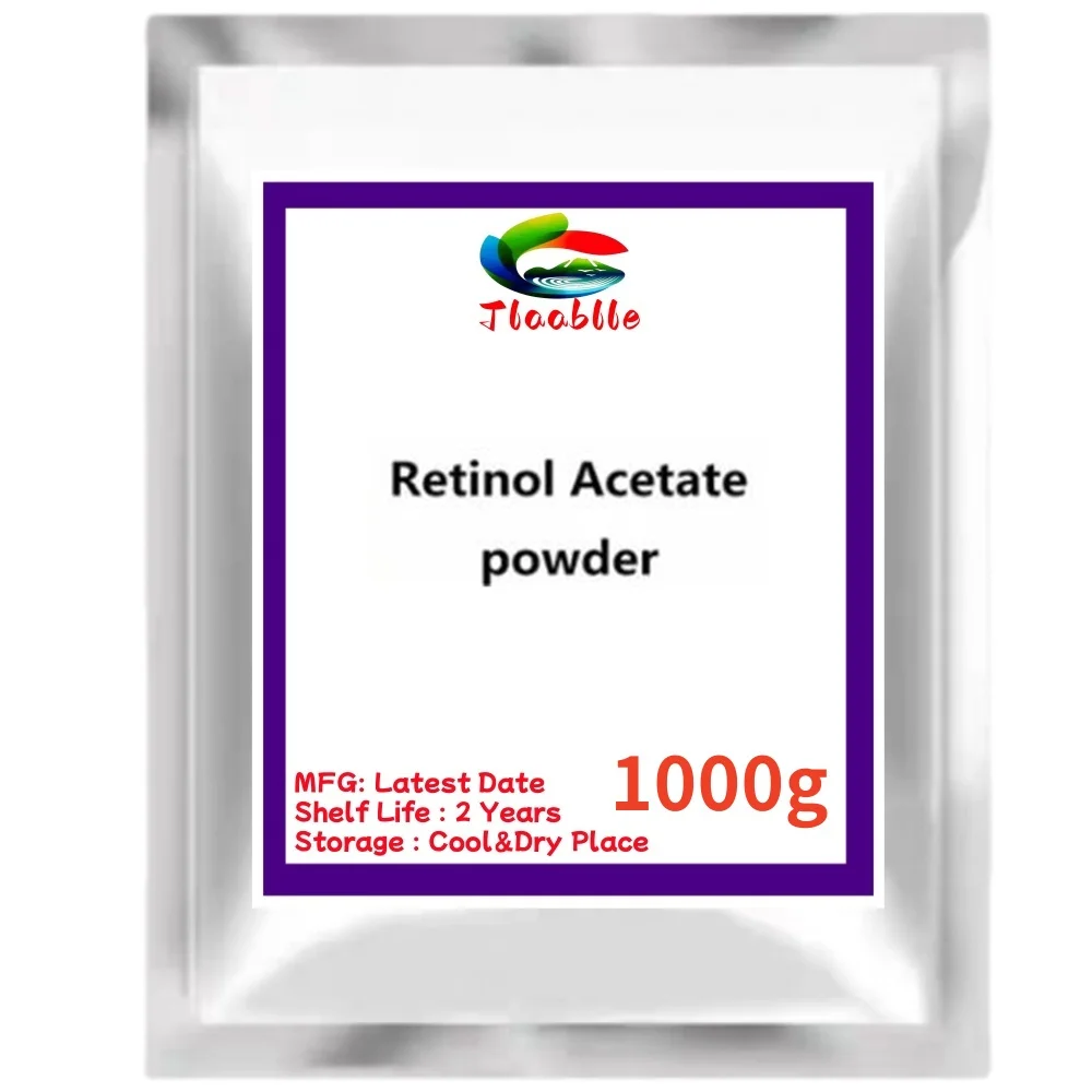 Hochwertiges Retinol acetat pulver/Vitamin A-Acetat pulver Kosmetik material versand kostenfrei