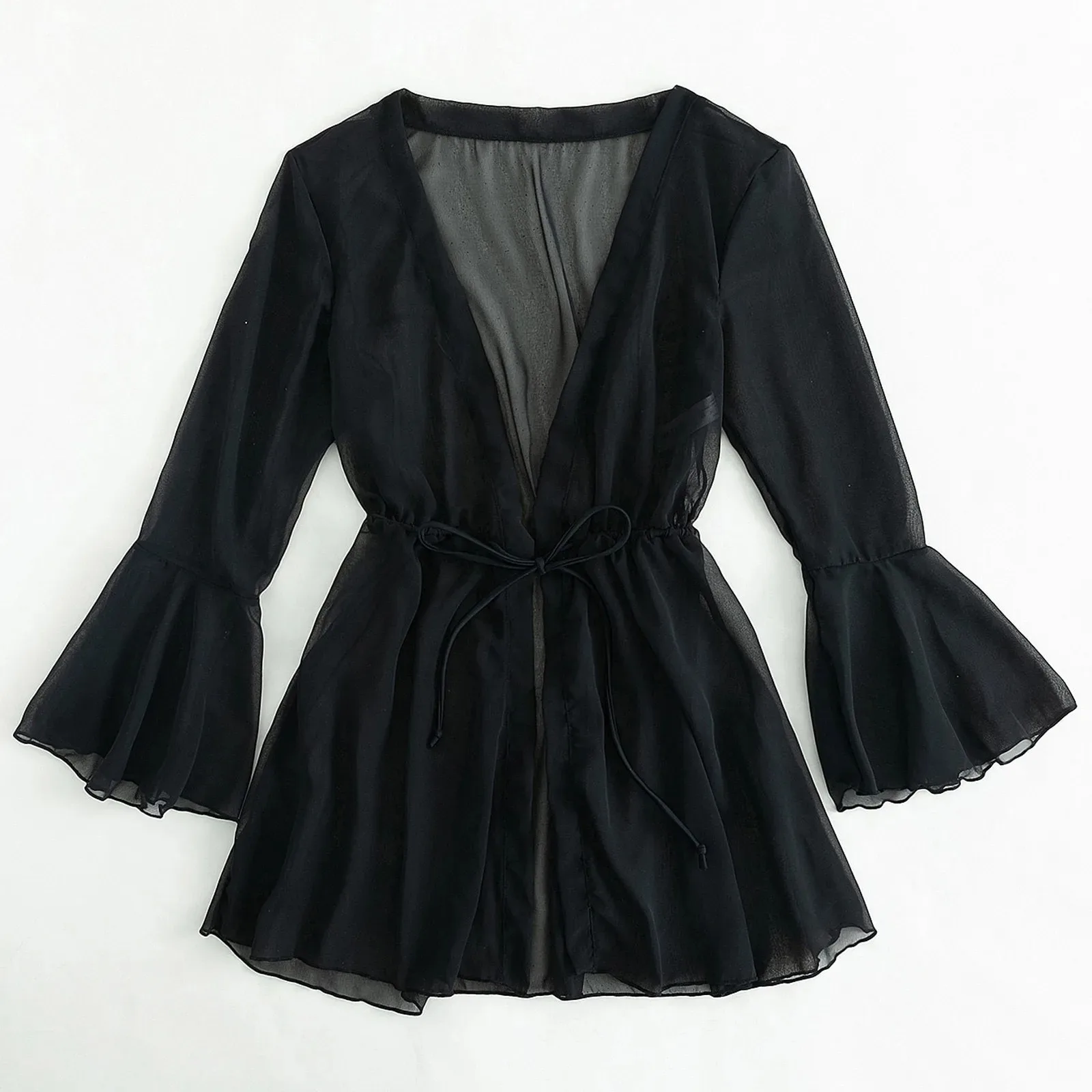 مثير انظر من خلال بيكيني التستر الجوف خارج شبكة محبوك فستان الشاطئ الأبيض الكروشيه تونك الصيف بلايز ملابس الشاطئ لباس سباحة