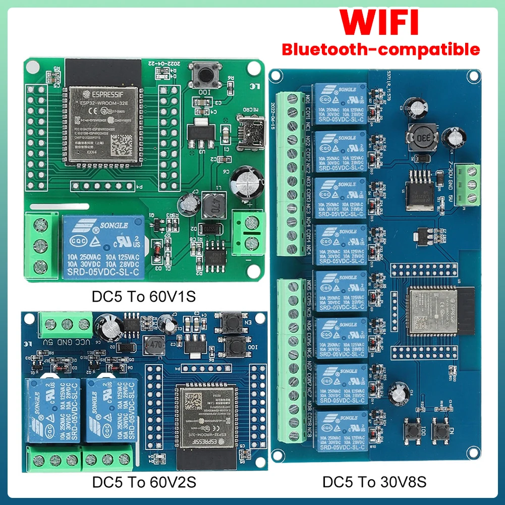 ESP32 1/2/8 Channel…