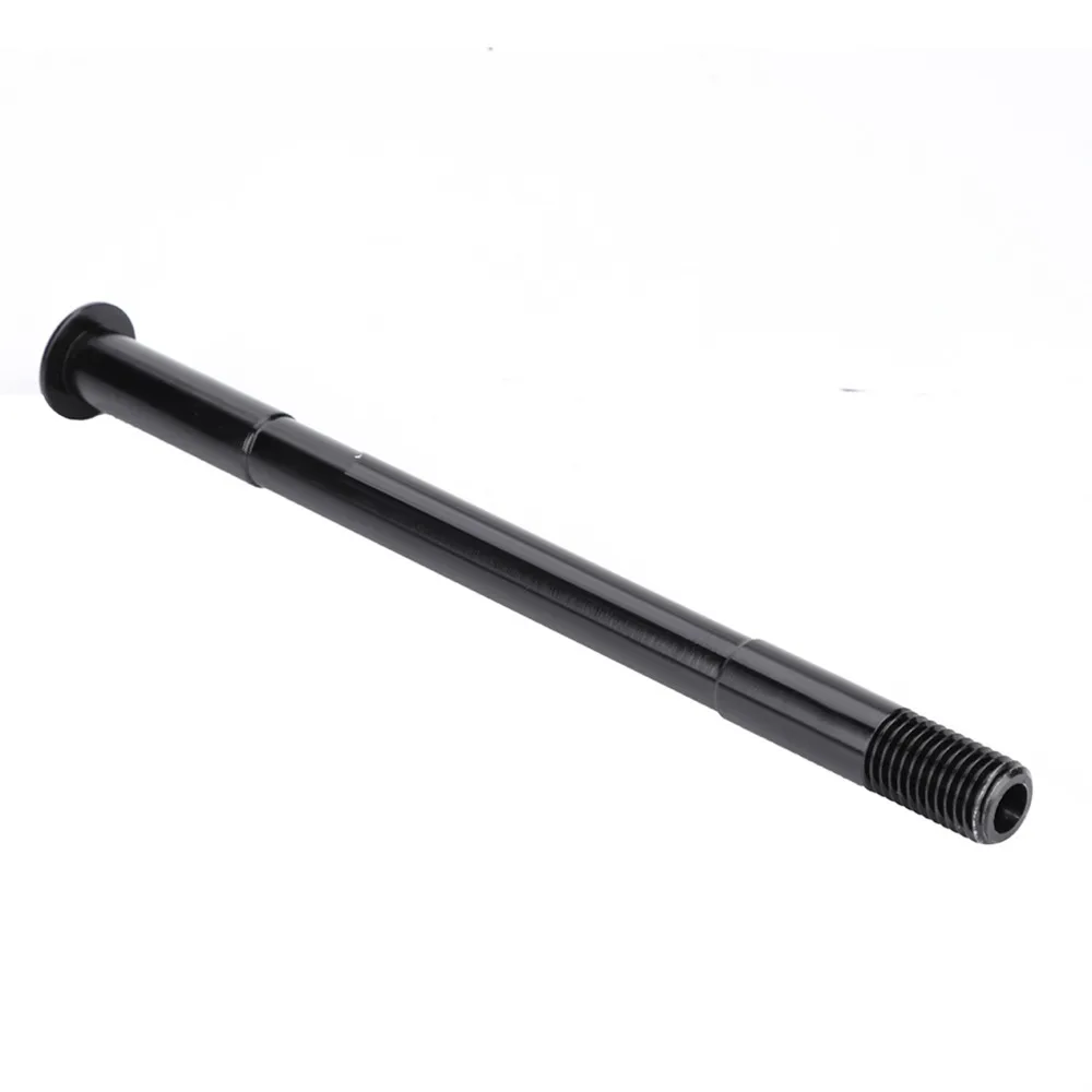 Durable M12 X 1.5 Thread Bike Thru Axle Aluminium Alloy Black Front Hubs Lightweight Fork Thru Axle Bike Replacement view 4