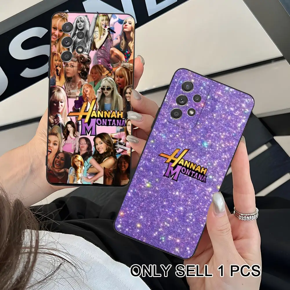 Hannah Montana Matte TPU Mobile Phone Case for Samsung Galaxy A56 55 54 53 52 51 36 35 34 23 16 15 5G Colorful Cover