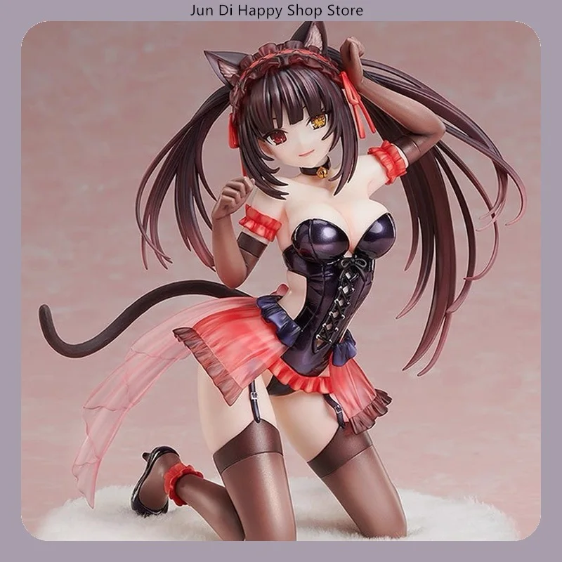 

17cm Date A Live Kurumi Cat Ear Ver Pajamas Kneeling Pose Anime Figure Statue Desktop Decoration Gift​​