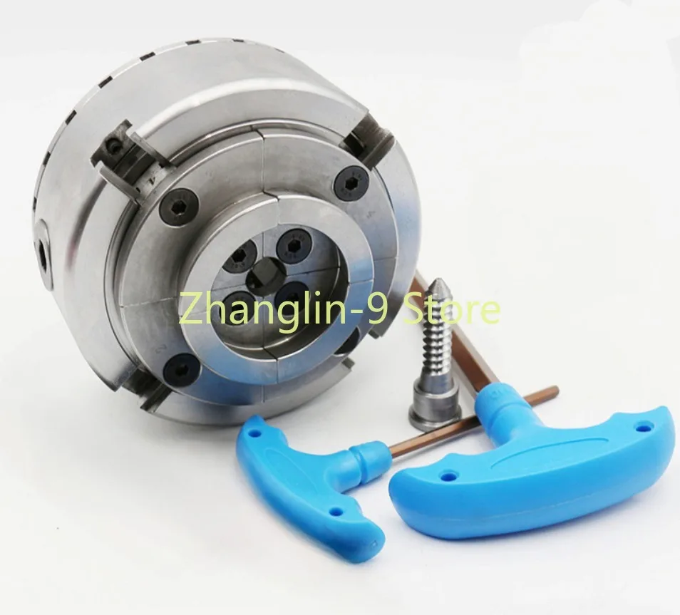 KP96 4-Jaw Self-Centering Chuck For Wood Lathe High Precision Woodworking Chuck 4 Inch 100MM Thread M33 Clamping