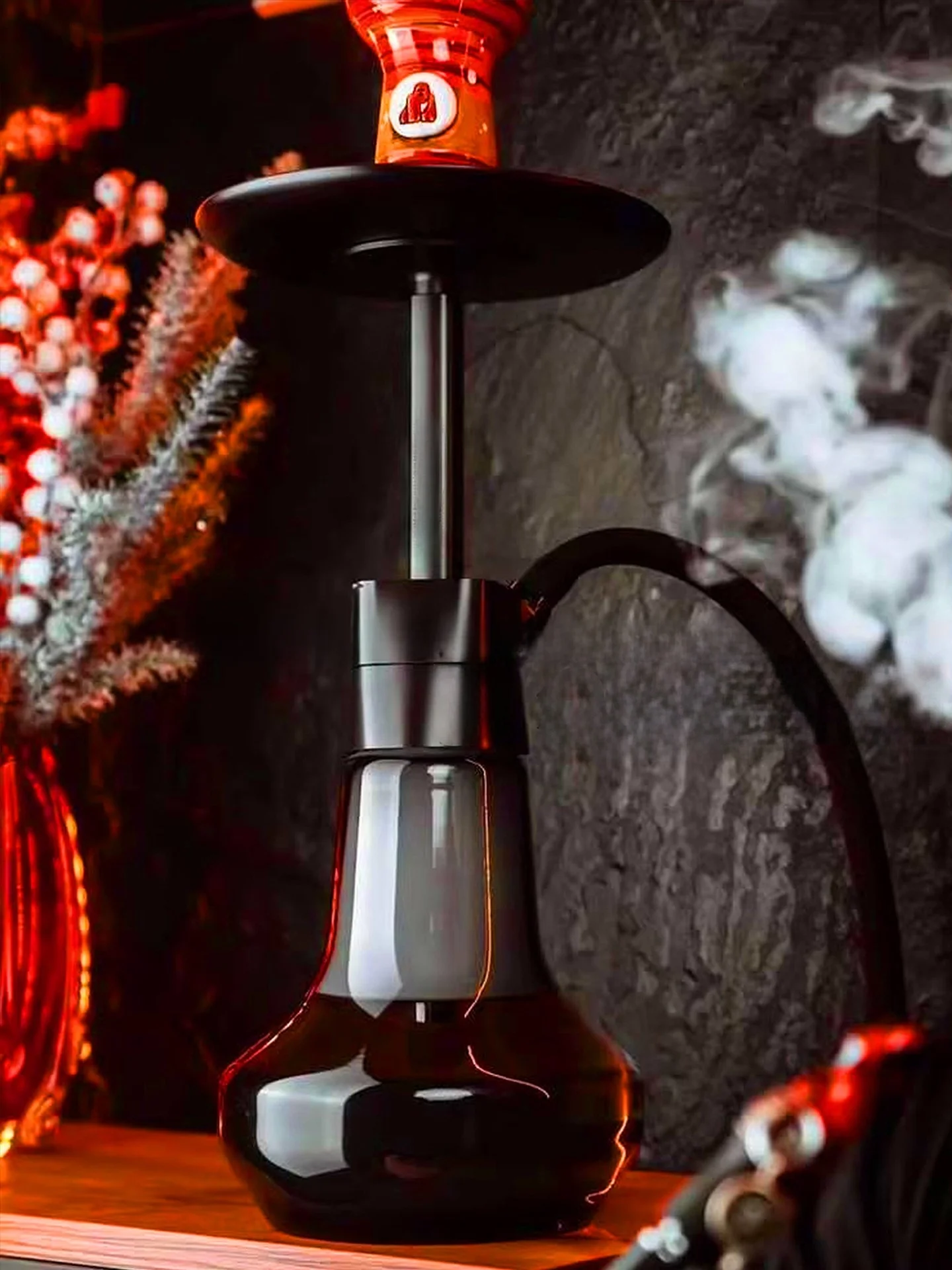 

Портативная арабская кальянная трубка с подарочной коробкой премиум-класса, большая кальянная трубка для курения, модель для интернет-знаменитостей, трубка для курения и аксессуары