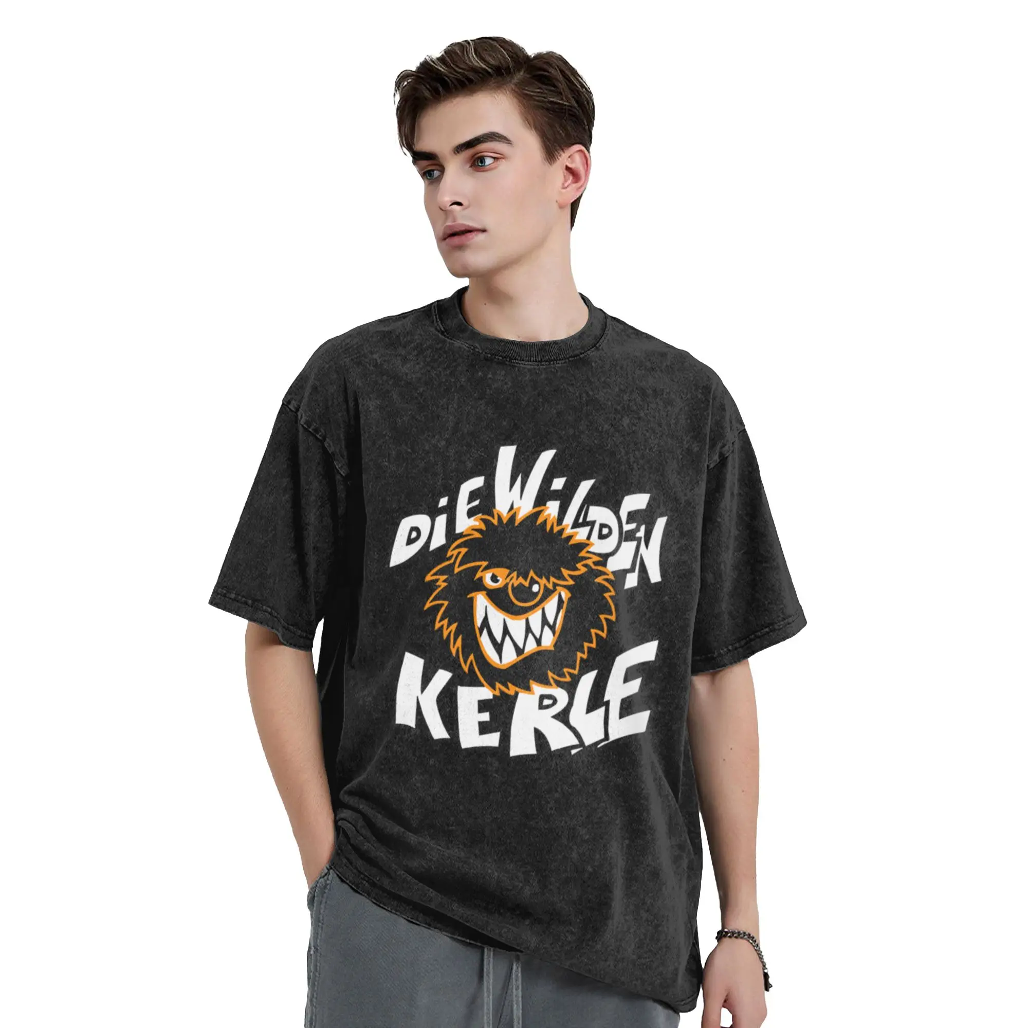 Wilde Kerle Unique Cool A Vintage Oversized Cotton Unisex T-Shirts