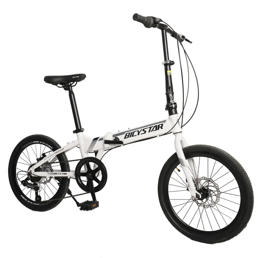 Mini 20 Inch Folding Bike/good Quality 21 Speed Gear Folding Bicycles For Adult/cheap CE Foldable Cycle From