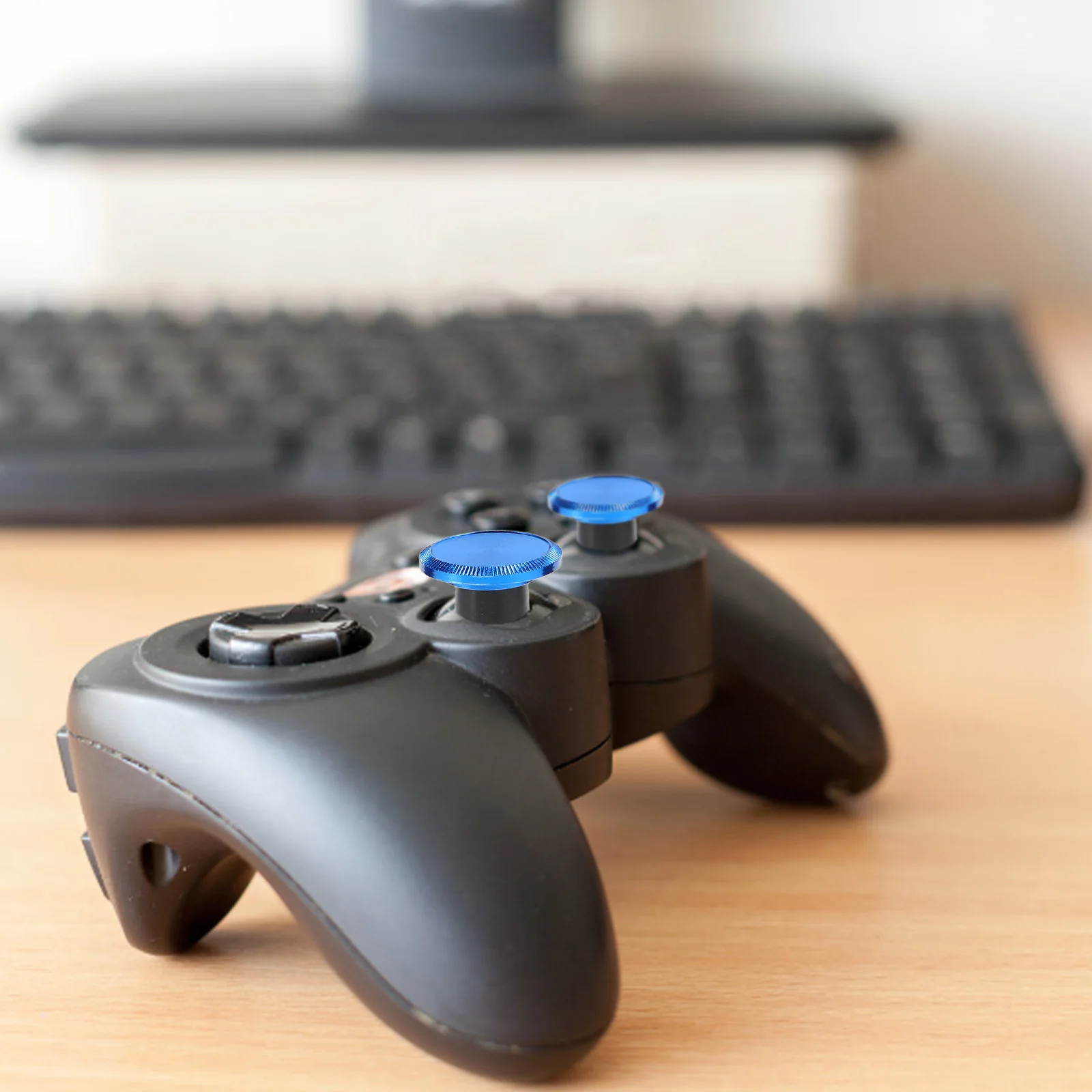 

8Pcs Gaming Thumbstick Caps Metal Adjustable High Low Back Buttons Trigger Accessories for Controller