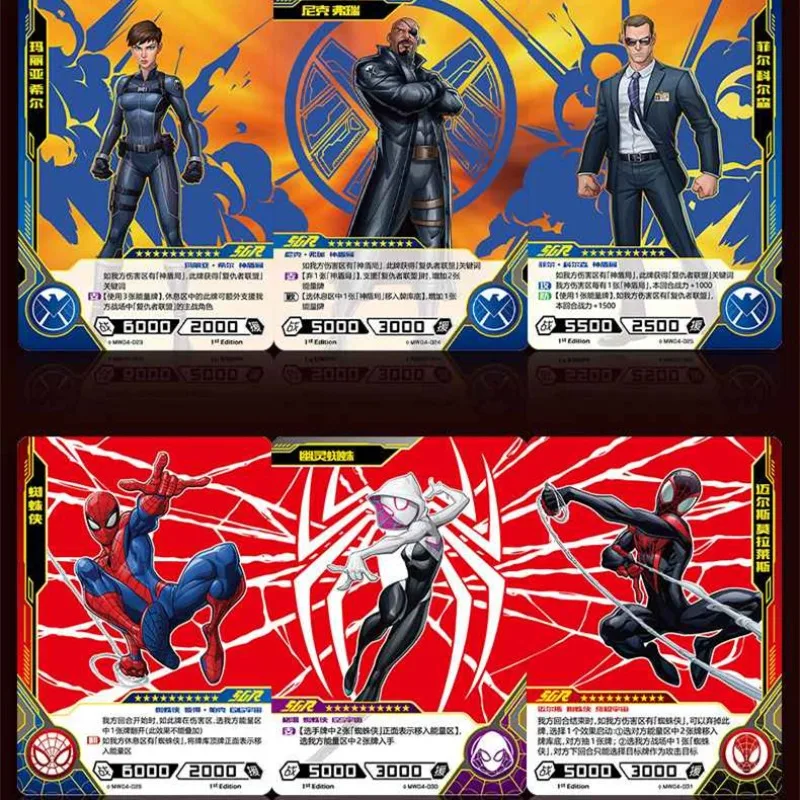 KAYOU بطاقة مارفل الأصلية المنتقمون أبطال مبارزة بطاقة النسخة التنافسية الرجل الحديدي ثور كابتن CR أمريكا مجموعة بطاقات اللعب