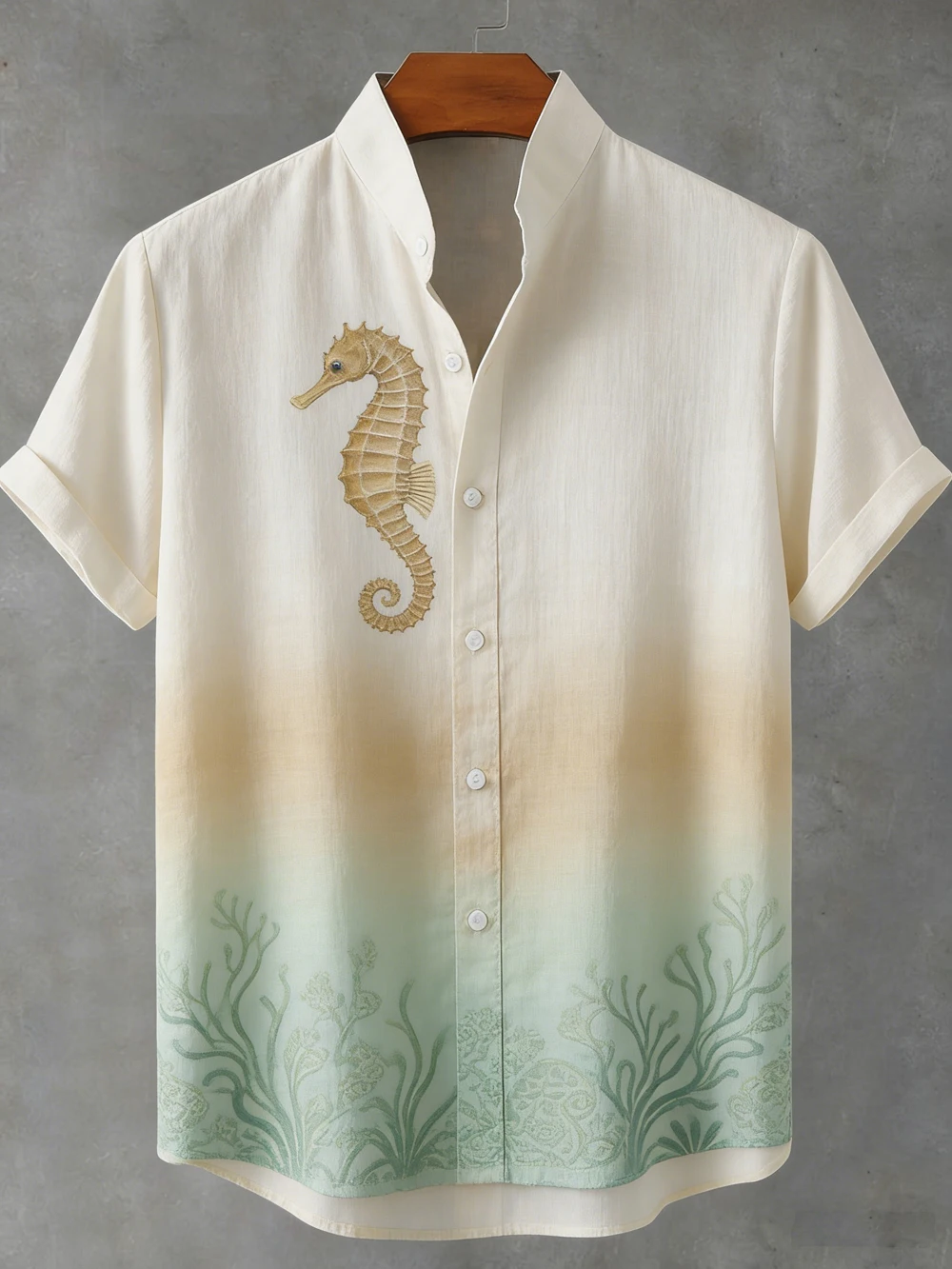 

Новые летние мужские льняные рубашки с короткими рукавами и воротником, с интересными узорами, 3D-печатью животных, повседневная одежда для активного отдыха, мужской топ