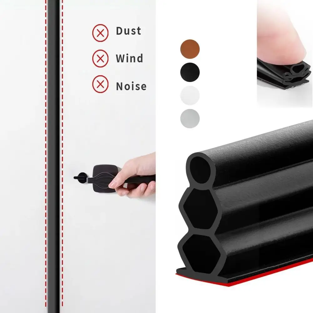 

Высококачественная уплотнительная лента для двери из ТПЭ, самоклеящаяся водонепроницаемая звукоизоляционная уплотнительная лента, 6 м, очень толстая изоляционная лента для двери автомобиля