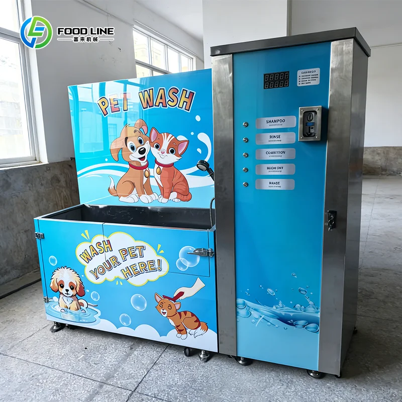 New‑Style Unmanned Pet‑Care Kiosk Self‑Service Dog Washing Booth Support Custom Outer Sticker Decoration