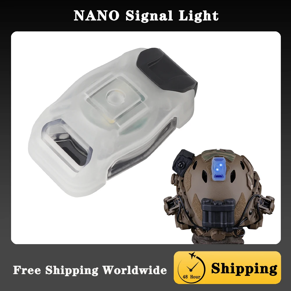 

Сигнальный шлем NANO с ИК-подсветкой, красный/синий/зеленый цветной режим освещения, тактические упражнения для кемпинга и охоты, черный/коричневый/зеленый